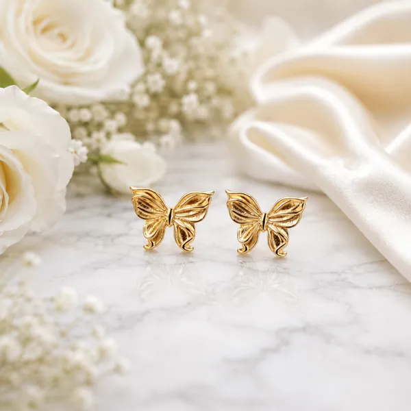 Gold_Tone_Butterfly_Rainbow_Stud_Earrings_For_Women