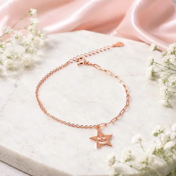 Rose_Gold_Star_Charm_Bracelet_For_Women