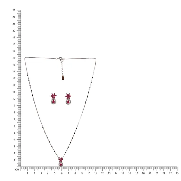 Red_Stone_Floral_Necklace_And_Earrings_Set_For_Women