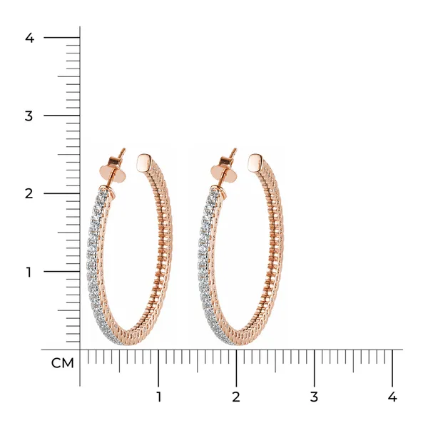 Rose_Gold_And_Silver_Hoop_Earrings_For_Women
