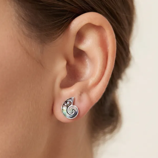 Silver_Tone_Mother_Of_Pearl_Spiral_Stud_Earrings_For_Women