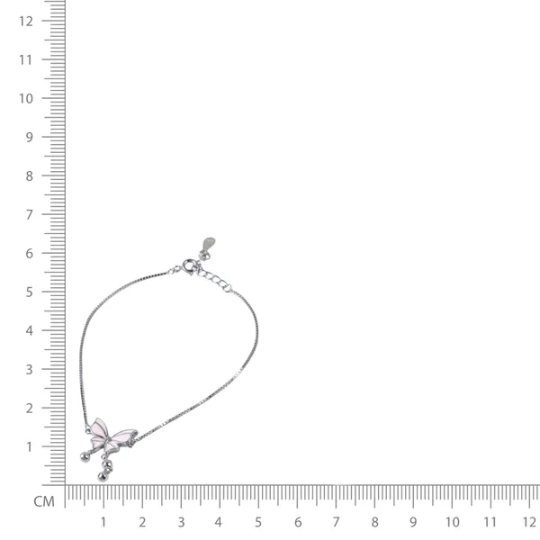 Silver_Butterfly_Charm_Chain_Bracelet_For_Women