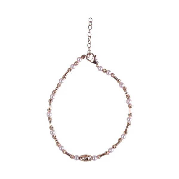 Rose_Gold_Beaded_Pearl_Bracelet_For_Women