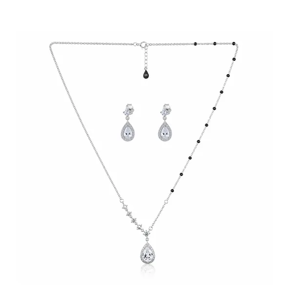 Silver_Tone_Mangalsutra_Necklace_And_Earrings_Set_For_Women