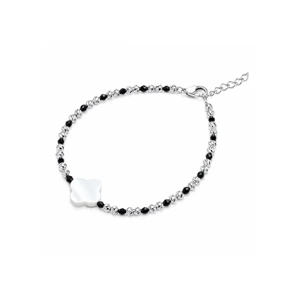 Silver_Tone_Beaded_Butterfly_Charm_Bracelet_For_Women