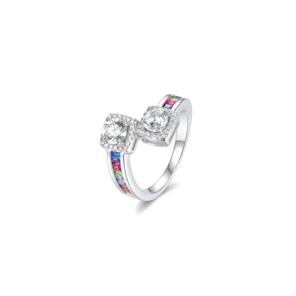 Silver_Tone_Multicolor_Stone_Ring_For_Women