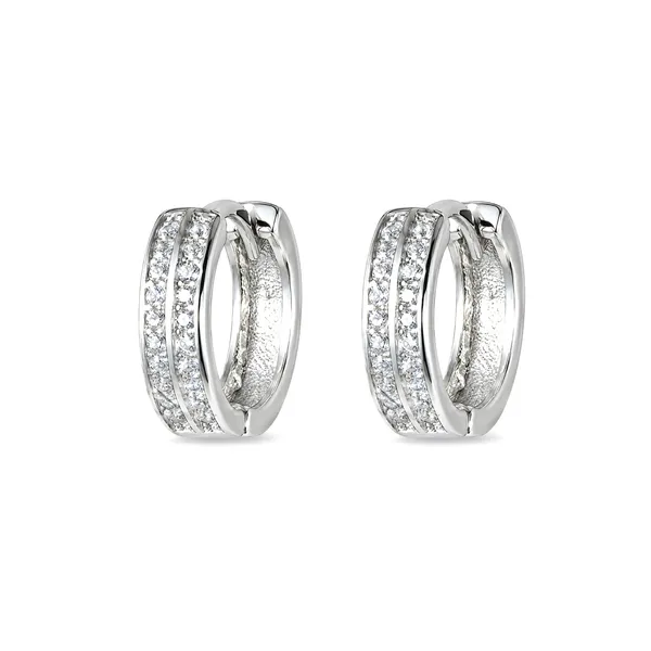 Silver_Metal_Crystal_Huggie_Hoop_Earrings_For_Women