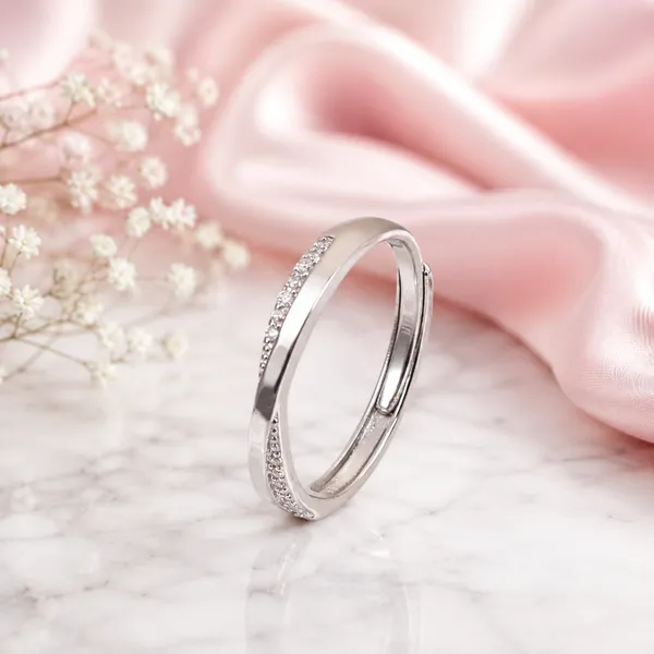 Silver_Tone_Crystal_Embellished_Ring_For_Womenfree_Size