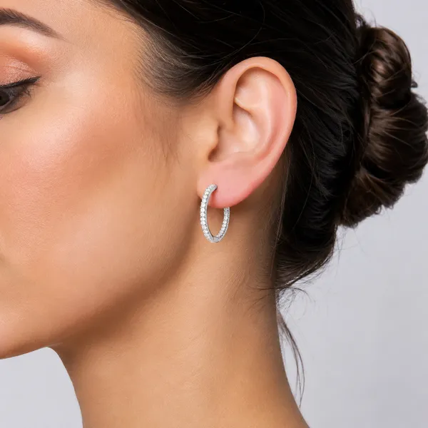 Silver-Tone_Rhinestone_Hoop_Earrings_For_Women