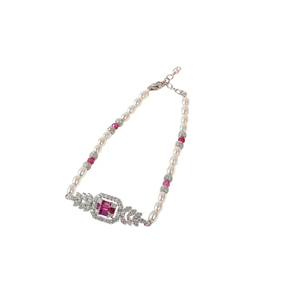 White_Pearl_Stone_Bracelet_For_Women