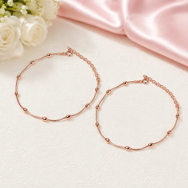 Rose_Gold_Beaded_Anklet_For_Women