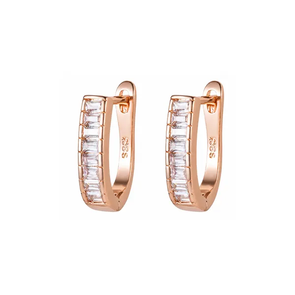 Rose_Gold_Crystal_Rectangular_Huggie_Earrings_For_Women