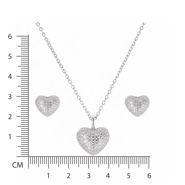Silver-Tone_Heart_Jewellery_Set_For_Women