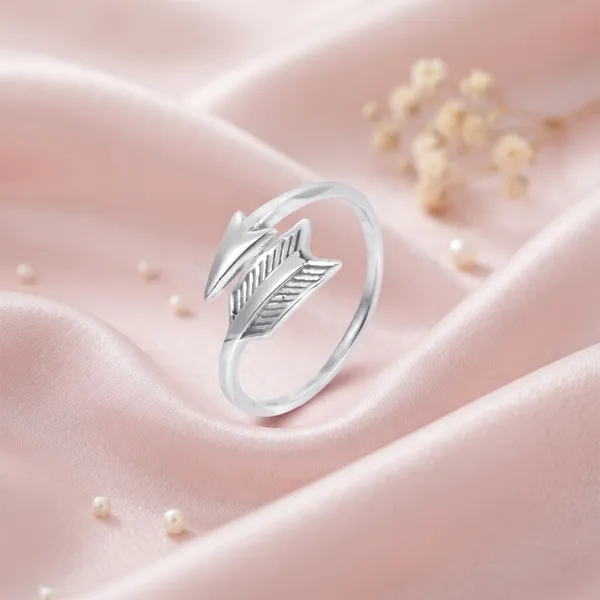 Silver_Arrow_Design_Ring_For_Women_Free_Size