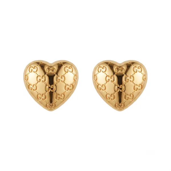 Gold_Heart_Stud_Earrings_For_Women
