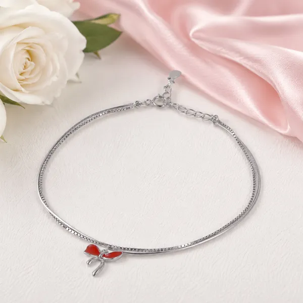 Silver_Butterfly_Charm_Anklet_For_Women