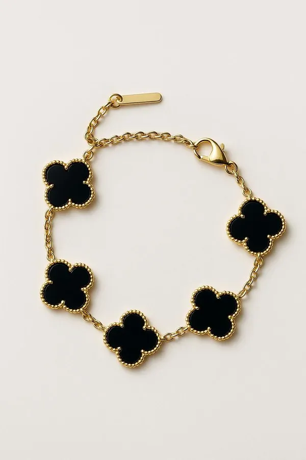 Clover_bracelet_Black