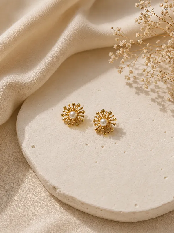 Coral_pearl_earrings