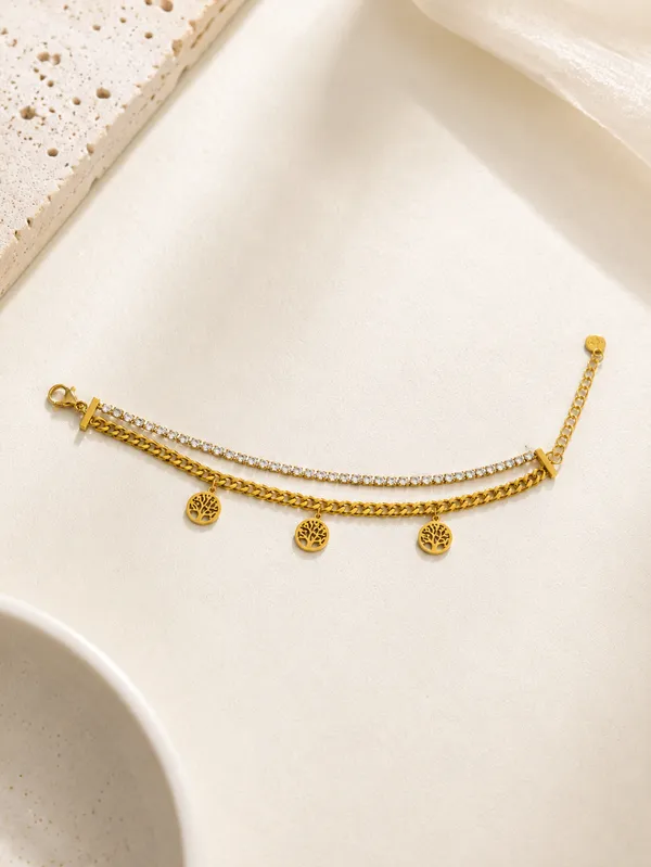 Tree_Charms_double_layer_bracelet