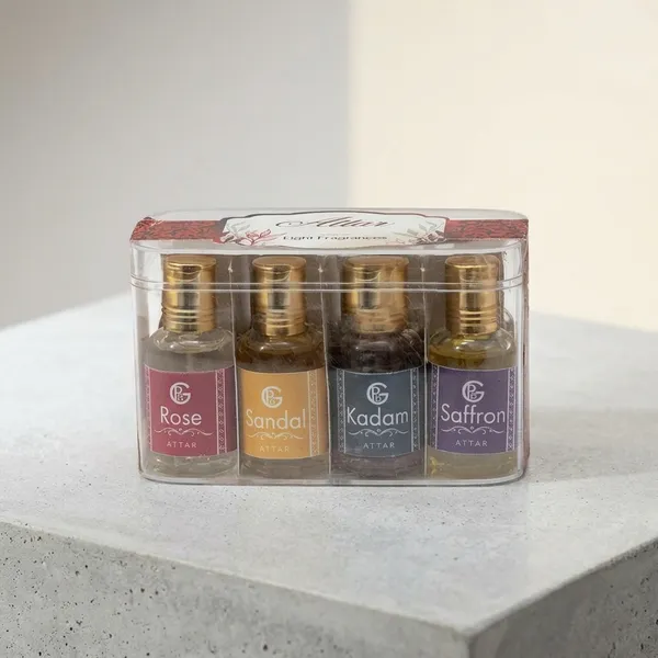 Attar_Fragrance_Oil_Gift_Set_With_Rose,_Sandal,_Kadam,_And_Saffron