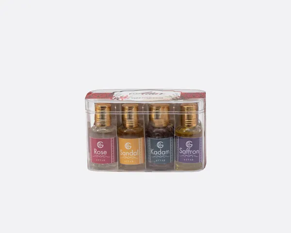 Attar_Fragrance_Oil_Gift_Set_With_Rose,_Sandal,_Kadam,_And_Saffron