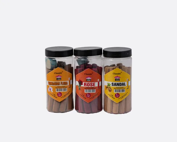 Chocolate_Rose_Sandal_Dhoop_Cone_Set_Of_3_For_Pooja