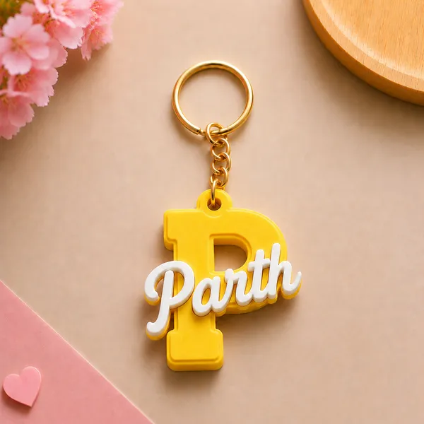 Yellow_Personalized_Letter_Name_Keychain
