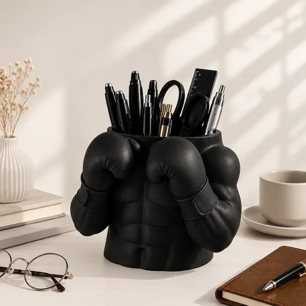Black_Pen_Stand_Boxing_Bust