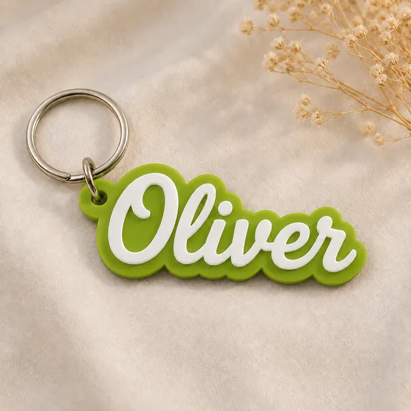 Apple_Green_Personalized_Name_Keychain