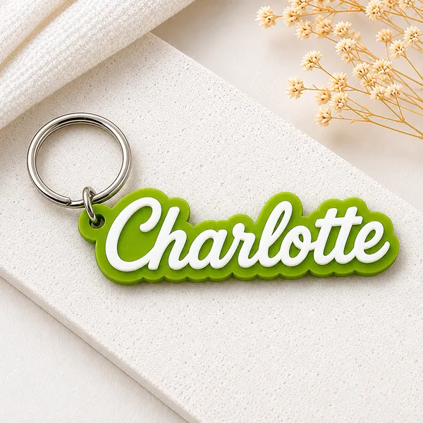 Apple_Green_Personalized_Name_Keychain