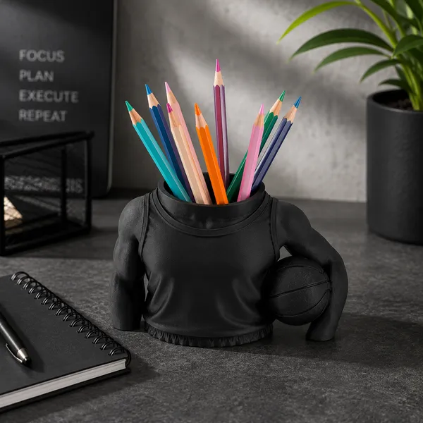 Black_Pen_Stand_Basket_Ball_Player