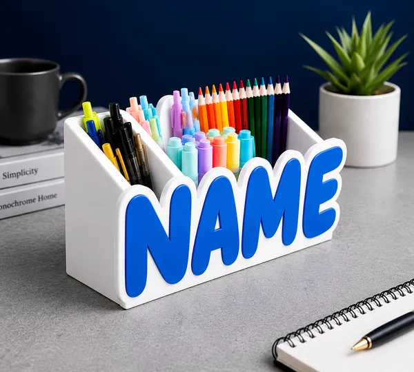 Blue_Personalized_Name_Desk_Organizer