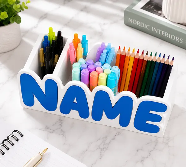 Blue_Personalized_Name_Desk_Organizer