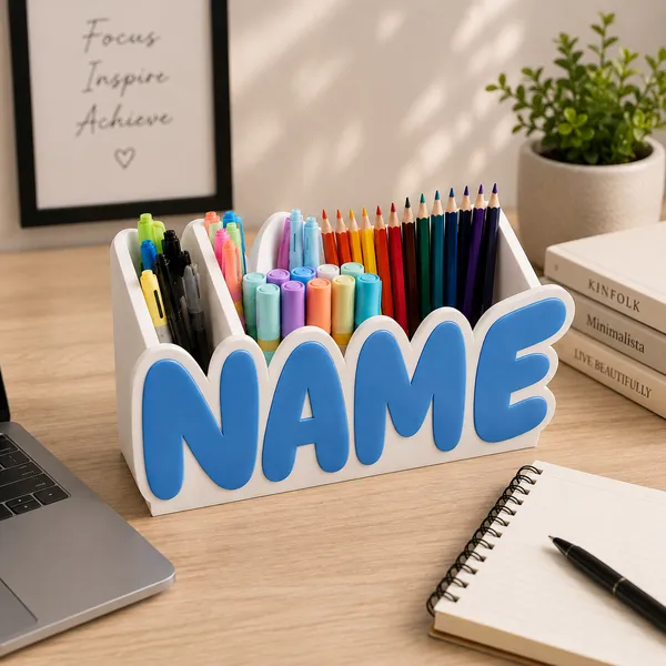 Blue_Personalized_Name_Desk_Organizer