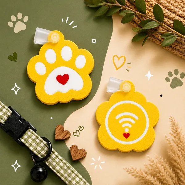Yellow_Pet_Tracking_Tag_NFC