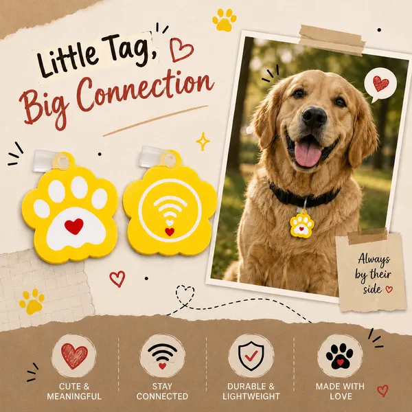 Yellow_Pet_Tracking_Tag_NFC