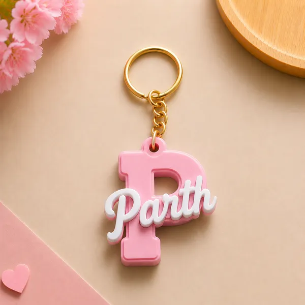 Pink_Personalized_Letter_Name_Keychain