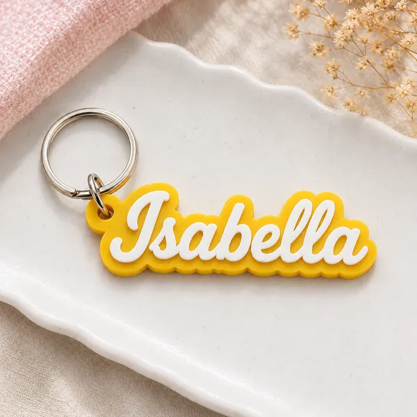 Yellow_Personalized_Name_Keychain