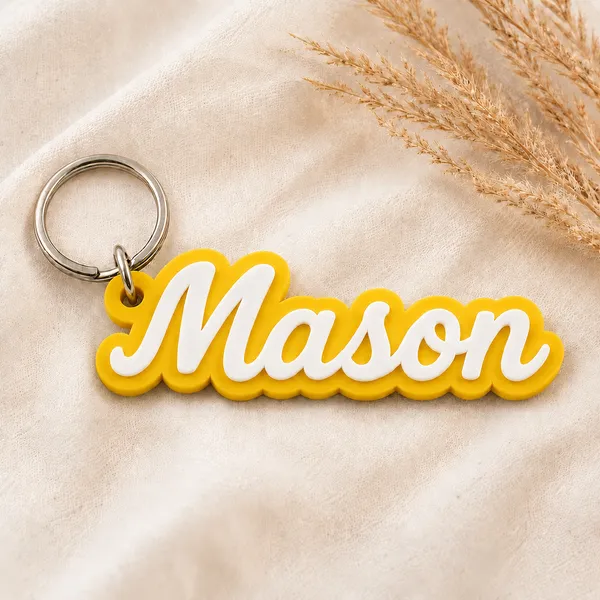 Yellow_Personalized_Name_Keychain