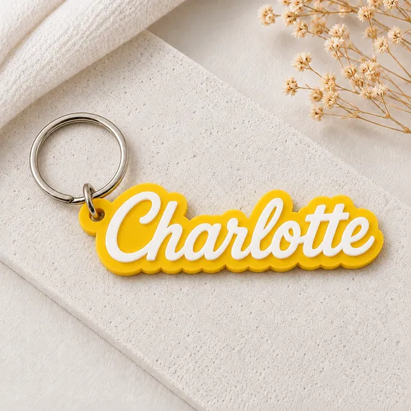 Yellow_Personalized_Name_Keychain