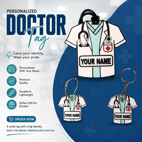 Blue_Doctor_Coat_Personalized_Name_Keychain