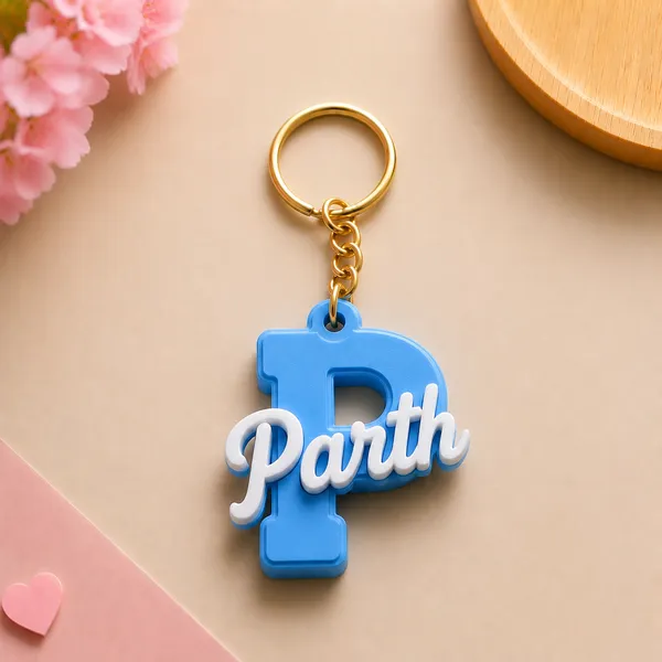 Blue_Personalized_Letter_Name_Keychain
