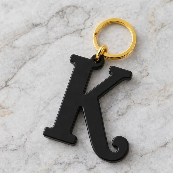 Black_Parametric_Letter_Keychain