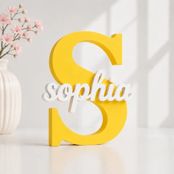 Yellow_Modern_Personalized_Name_Letter_Sign