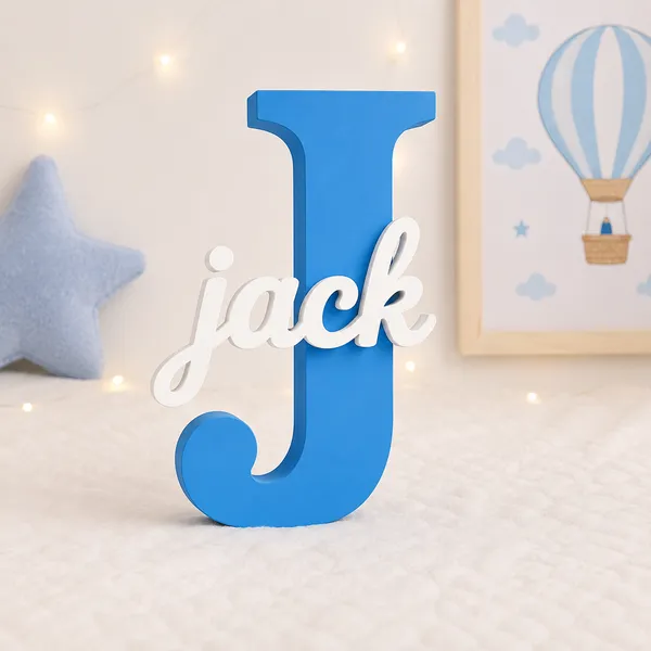 Blue_Modern_Personalized_Name_Letter_Sign