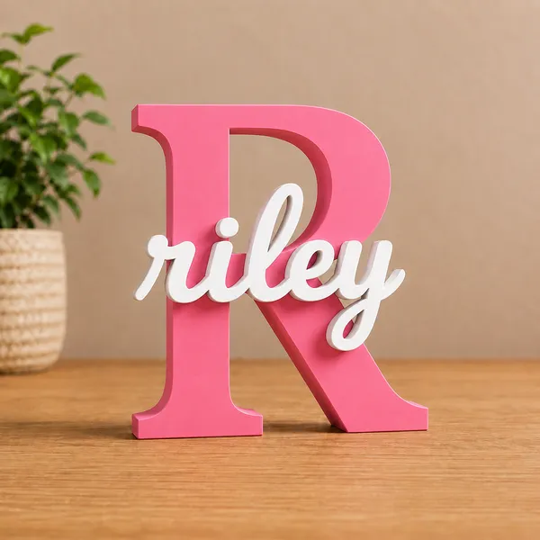 Pink_Modern_Personalized_Name_Letter_Sign