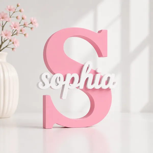 Pink_Modern_Personalized_Name_Letter_Sign