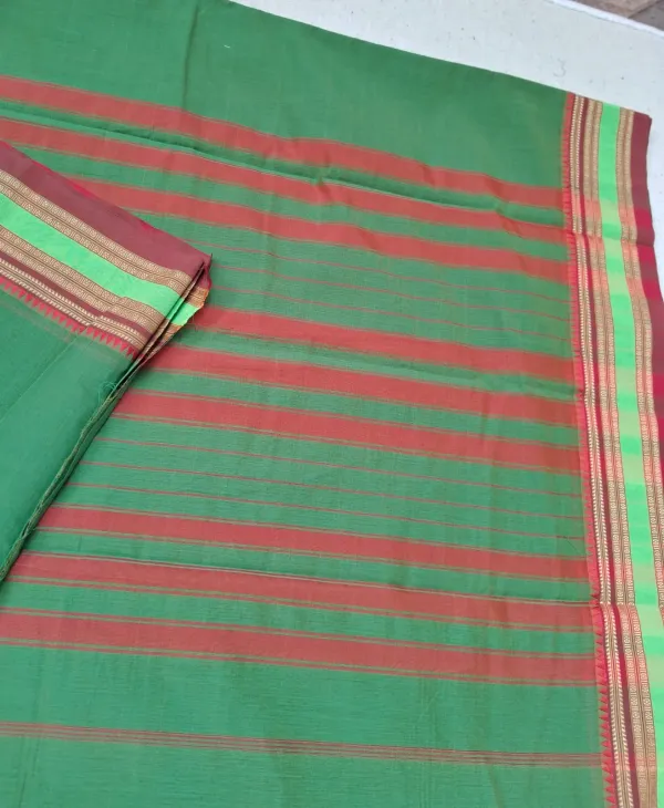 Green_Puneri_Cotton_Saree_For_Women