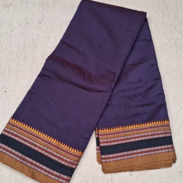 Purple_Puneri_Cotton_Saree_For_Women