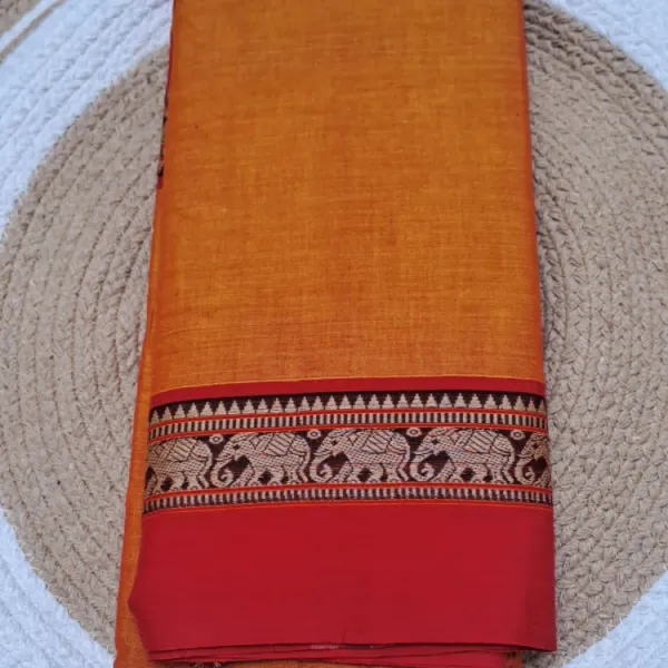 Orange_Narayan_Pet_Cotton_Saree_For_Women